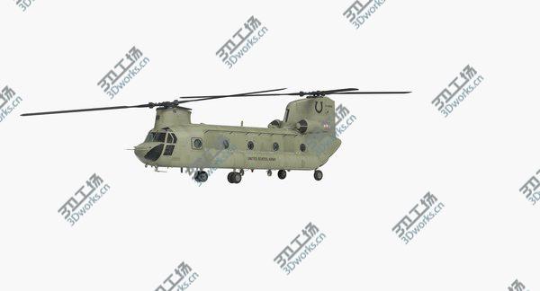 images/goods_img/20210312/3D model US Army Transport Helicopter CH-47 Chinook/3.jpg